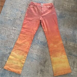 Roberto Cavalli Jeans Sunset Print 90s